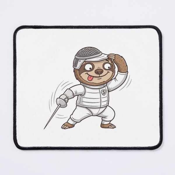 Item preview, Cute sloth Fencing, funny sports design, Sports Gift designed and sold by BobaTeeStore.