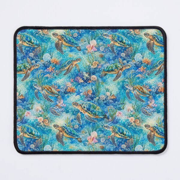 Item preview, Sea turtles pattern designed and sold by Side Quest Co..