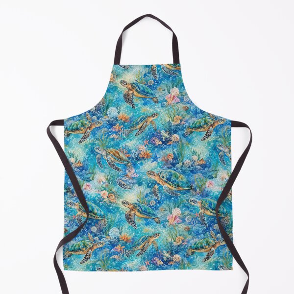 Item preview, Sea turtles pattern designed and sold by Side Quest Co..