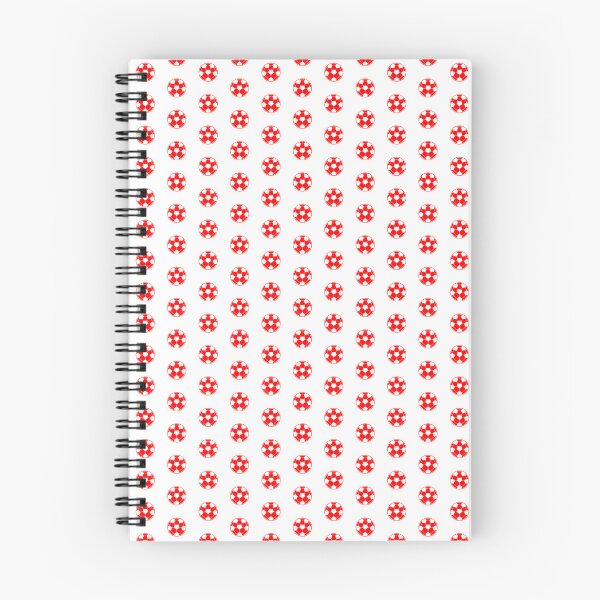 Item preview, Minimalist Red Soccer Ball Shape Football Sports Graphic designed and sold by pattern-archive.
