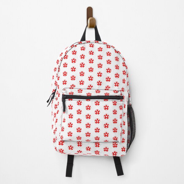 Item preview, Minimalist Red Soccer Ball Shape Football Sports Graphic designed and sold by pattern-archive.