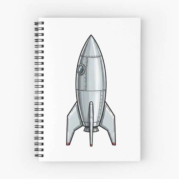 Item preview, Retro Rocket Ship Vintage Space Exploration Art designed and sold by octozap.