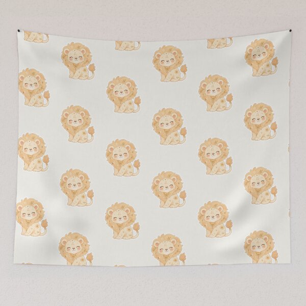 Item preview, Leo Lion – Cute Pastel Zodiac Creature Sticker designed and sold by Cerys-GS.