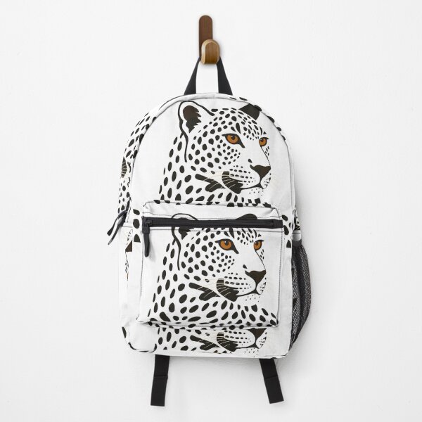 Item preview, Modern Wildlife Illustration, Leopard, Minimalist Animal Portrait, designed and sold by ZanyPaintbrush.