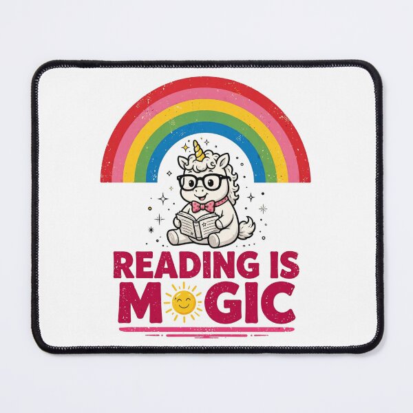 Item preview, Funny Unicorn Librarian Shirt Reading Is Magic Retro Teacher Appreciation designed and sold by Yellowriversss.