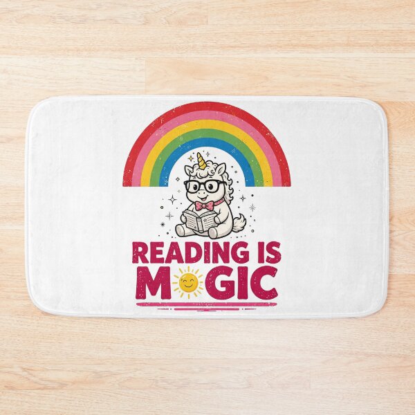 Item preview, Funny Unicorn Librarian Shirt Reading Is Magic Retro Teacher Appreciation designed and sold by Yellowriversss.