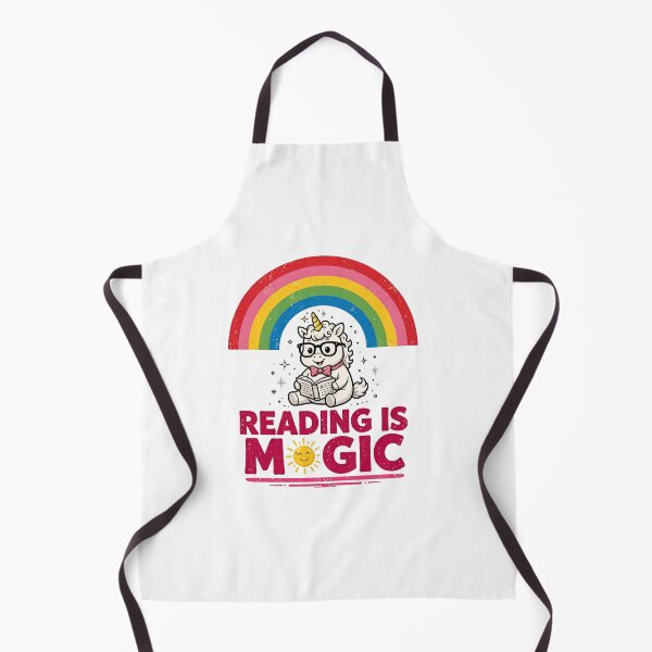 Item preview, Funny Unicorn Librarian Shirt Reading Is Magic Retro Teacher Appreciation designed and sold by Yellowriversss.