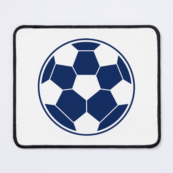 Item preview, Minimalist Navy Blue Soccer Ball Shape Football Sports Graphic designed and sold by pattern-archive.