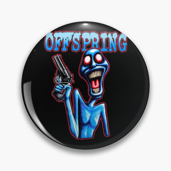 Item preview, Blue Glowing Creature Holding Handgun Red Glowing Eyes Open Mouth designed and sold by Yacine23.