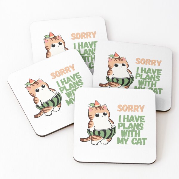 Item preview, Sorry I Have Plans With My Cat designed and sold by lailakhalaf.