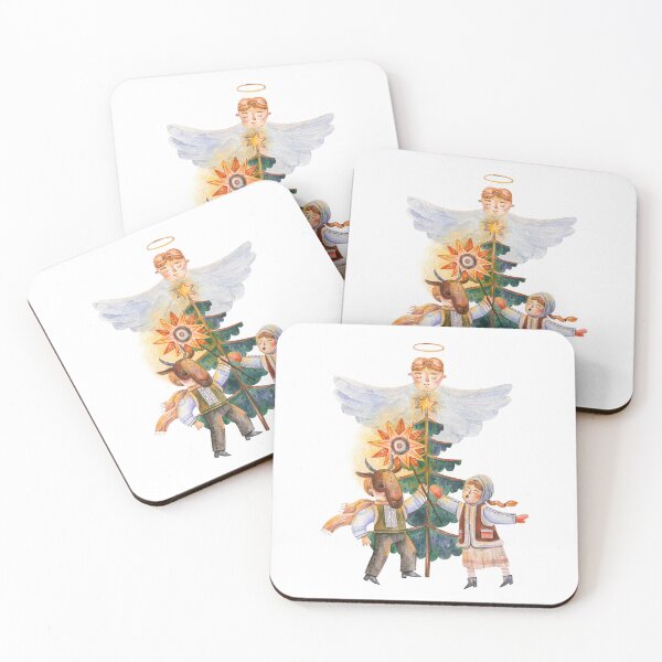 Item preview, Traditional Ukrainian Christmas Caroling With Christmas Angel designed and sold by the-myro.