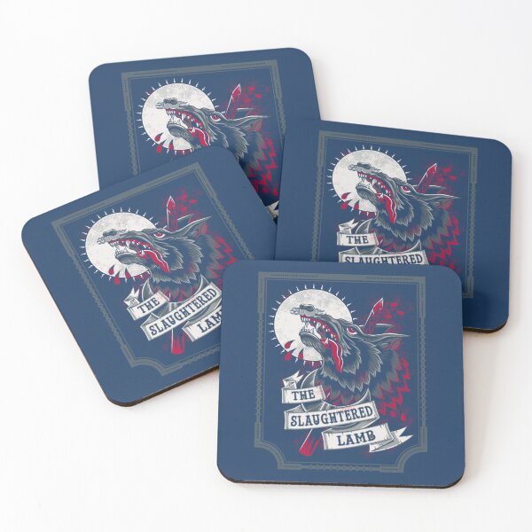 Item preview, Slaughtered Lamb Werewolf Sign designed and sold by AtaraGau.