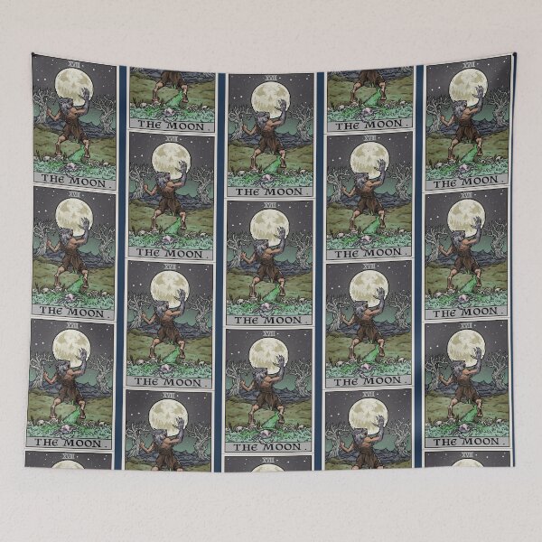 Item preview, Werewolf Moon Tarot Card designed and sold by AtaraGau.