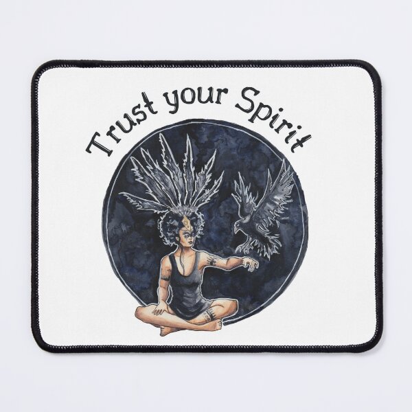 Item preview, Animal Shamanic Meditation Art Spiritual Gift Trust Your Spirit designed and sold by esmavart.