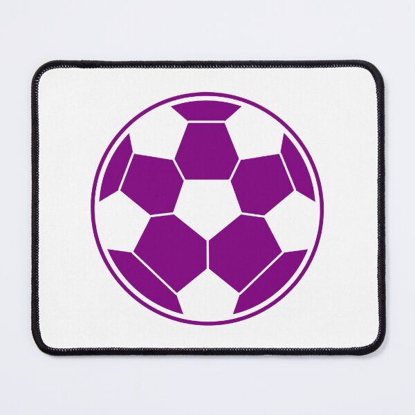 Item preview, Minimalist Purple Soccer Ball Shape Football Sports Graphic designed and sold by pattern-archive.