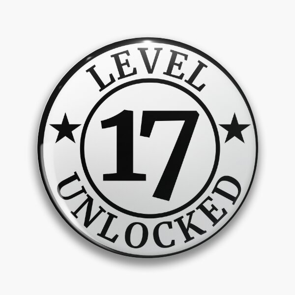 Item preview, Level 17 Unlocked | 17th Birthday Gamer designed and sold by highflycrafts.