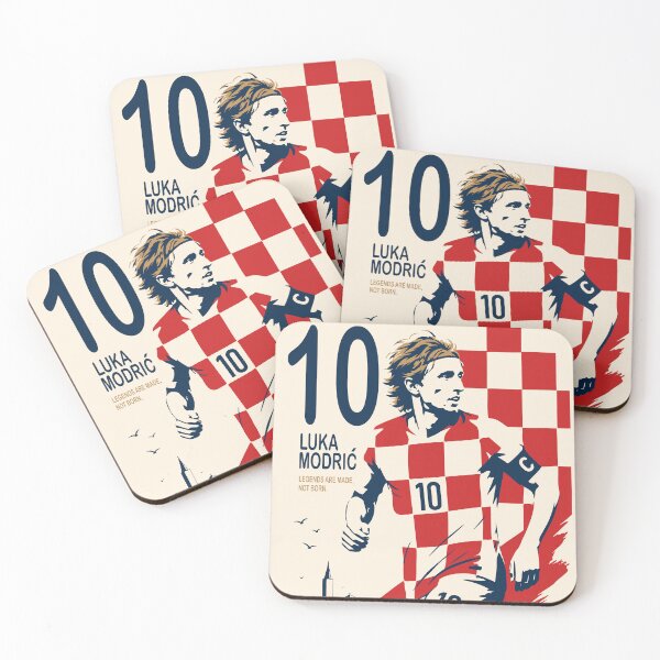 Item preview, Luka Modrić Croatia Football Legend Poster designed and sold by Studio pod Burom.