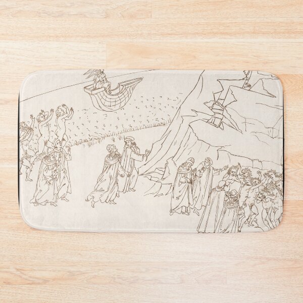 Item preview, Dante and Virgil Ascend Purgatory Mountain designed and sold by artofuniverse.