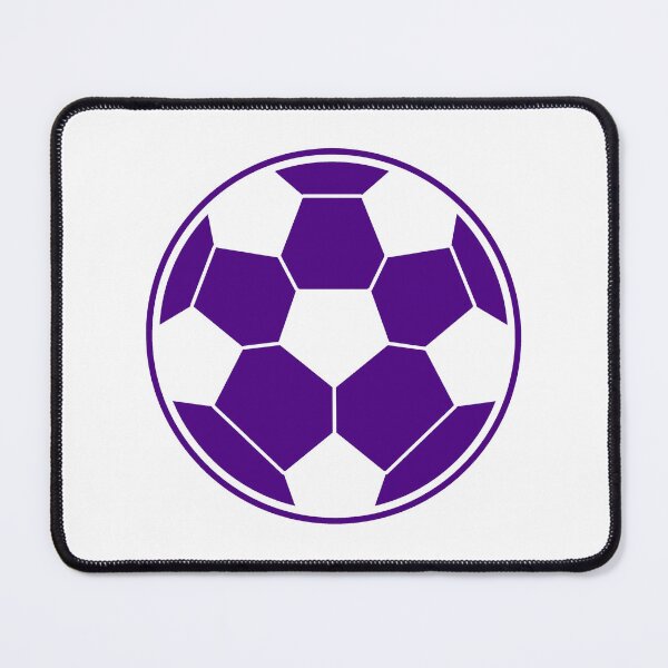 Item preview, Minimalist Dark Purple Soccer Ball Shape Football Sports Graphic designed and sold by pattern-archive.