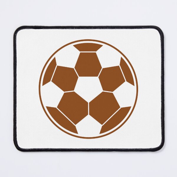 Item preview, Minimalist Brown Soccer Ball Shape Football Sports Graphic designed and sold by pattern-archive.