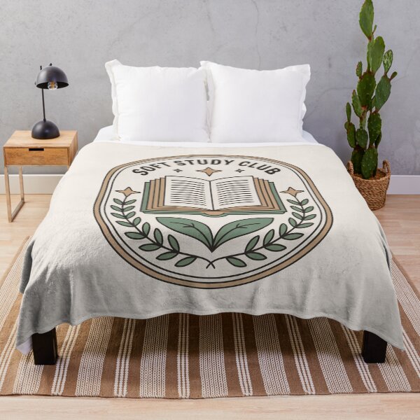 Item preview, Bookish Study Crest Aesthetic Badge designed and sold by TrendMorphic.