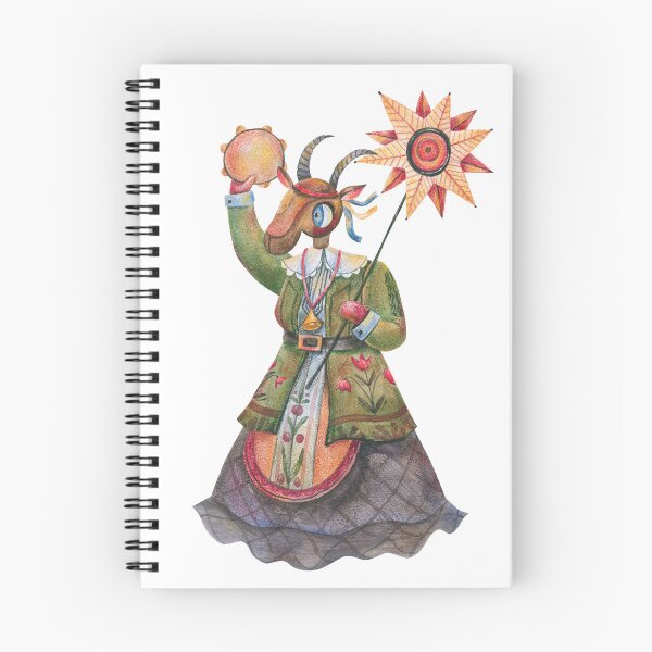 Item preview, Ukrainian Christmas Malanka Goat Folk Caroler designed and sold by the-myro.