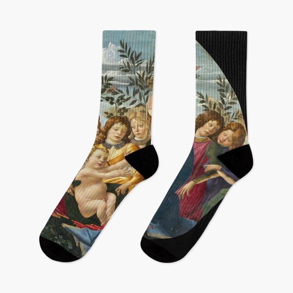 Item preview, Madonna Adoring Child with Angels designed and sold by artofuniverse.