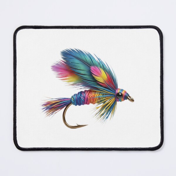 Item preview, Vibrant Colorful Fly Fishing Lure - Fly Tying Art designed and sold by Stefanrajzer.