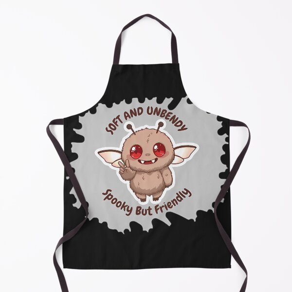 Item preview, Soft and Unbendy Spooky But Friendly Cute Chibi Mothman designed and sold by WorldOfChibis.