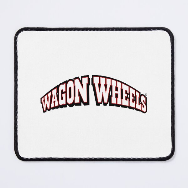 Item preview, Wagon Wheels Vintage Red Bold Curved Typography Vector Logo designed and sold by qigajar.