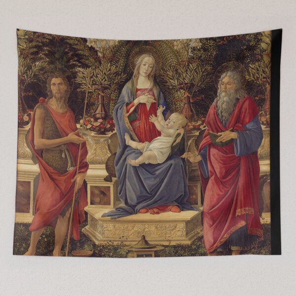 Item preview, Madonna Enthroned With Saints and Child designed and sold by artofuniverse.
