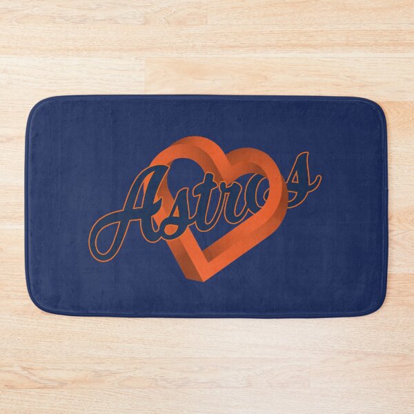 Item preview, Vintage Astros Script Heart Orange 3D Baseball Team Spirit designed and sold by RockTheFeal.