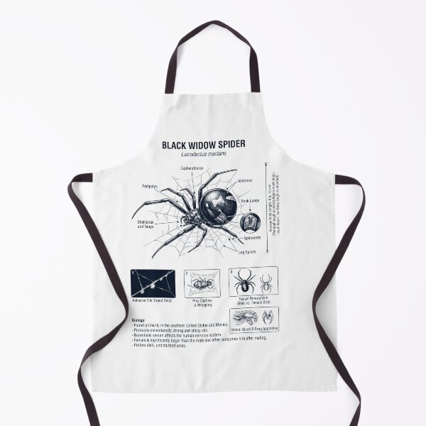Item preview, Black Widow Spider Scientific Anatomy Biology Animal Lover designed and sold by dian-rody-crest.