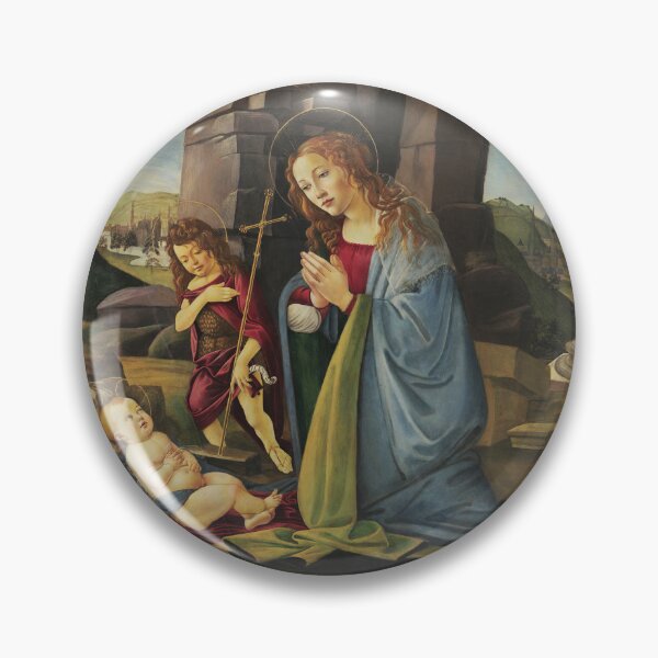 Item preview, Madonna Adoring the Child with Saint John designed and sold by artofuniverse.