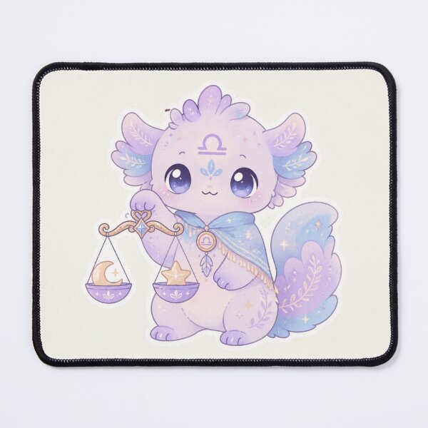 Item preview, Libra Balance – Cute Pastel Zodiac Creature Sticker designed and sold by Cerys-GS.