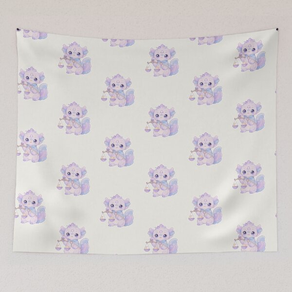Item preview, Libra Balance – Cute Pastel Zodiac Creature Sticker designed and sold by Cerys-GS.