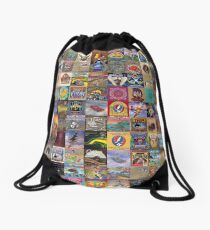 Grateful Dead Album Covers Drawstring Bag