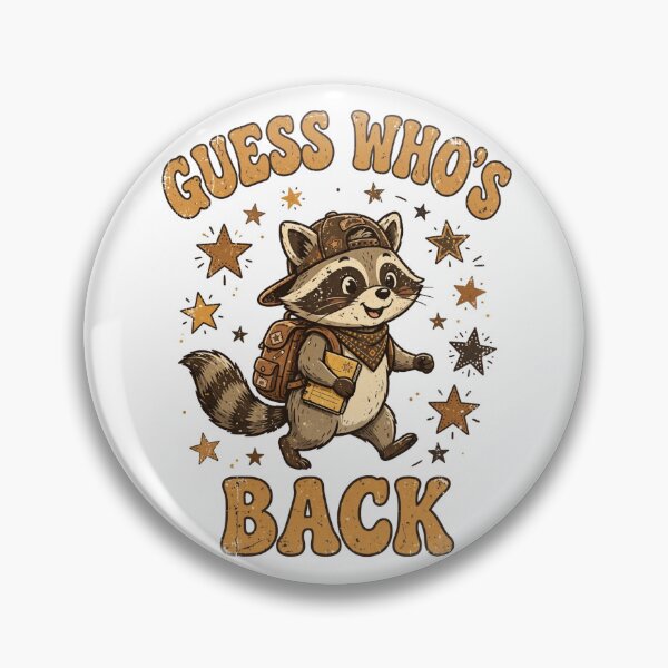 Item preview, Guess Who's Back Funny Raccoon Back To School Boy First Day Shirt designed and sold by Yellowriversss.
