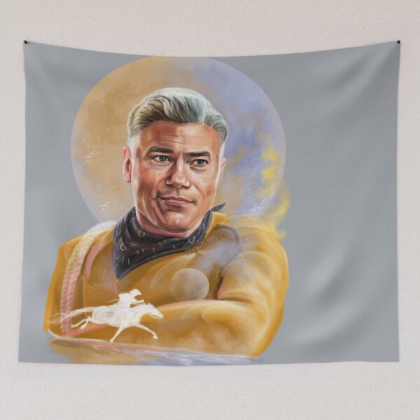 Item preview, Well aging Stellar Cowboy Space Captain Painting designed and sold by AK-Hevonen.