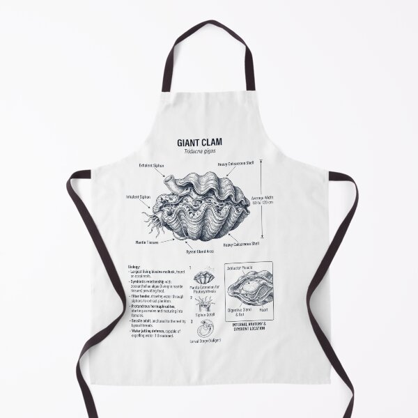 Item preview, Giant Clam Scientific Anatomy Marine Biology Animal Lover designed and sold by dian-rody-crest.