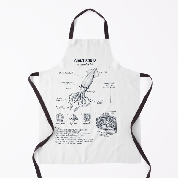 Item preview, Giant Squid Scientific Anatomy Marine Biology Animal Lover designed and sold by dian-rody-crest.