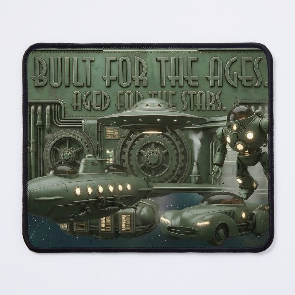 Item preview, Built for the Ages Sci-Fi Poster designed and sold by octozap.