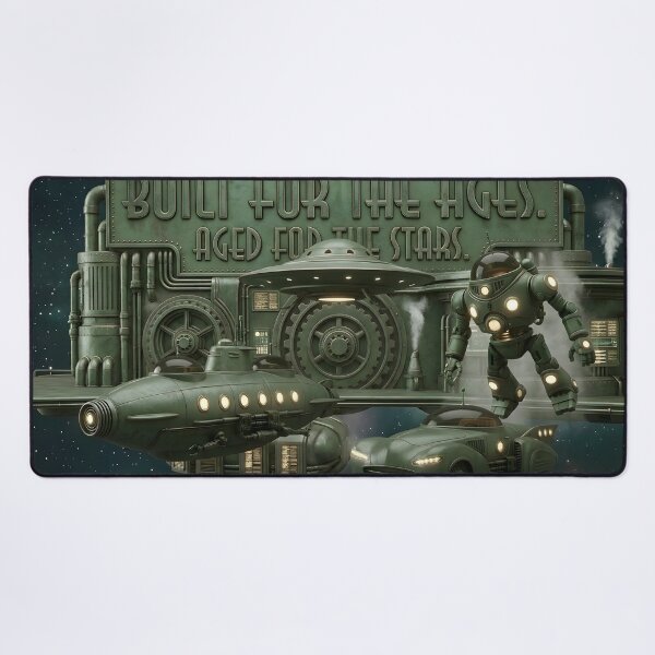 Item preview, Built for the Ages Sci-Fi Poster designed and sold by octozap.