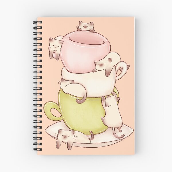 Item preview, Cats sleeping on tea cups designed and sold by Denise, Denisn't.