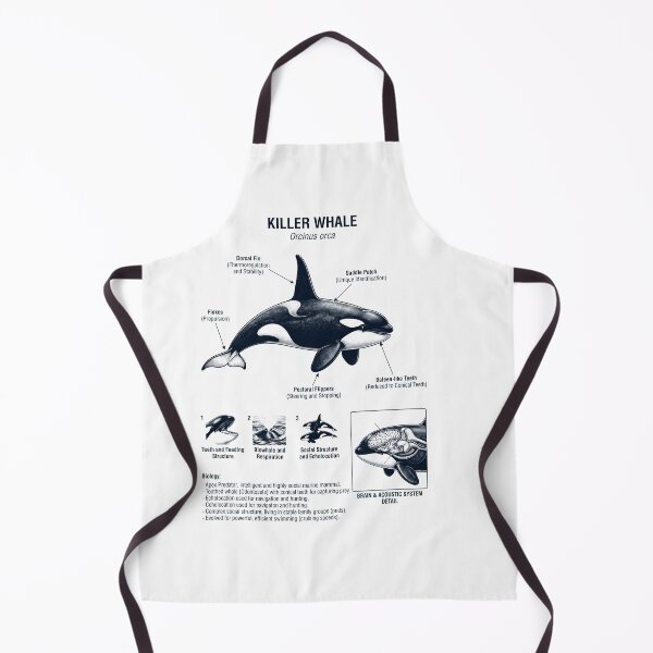 Item preview, Killer Whale Scientific Anatomy Biology Animal Lover designed and sold by dian-rody-crest.