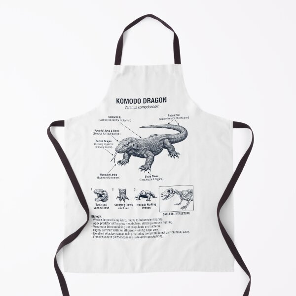 Item preview, Komodo Dragon Scientific Anatomy Biology Animal Lover designed and sold by dian-rody-crest.