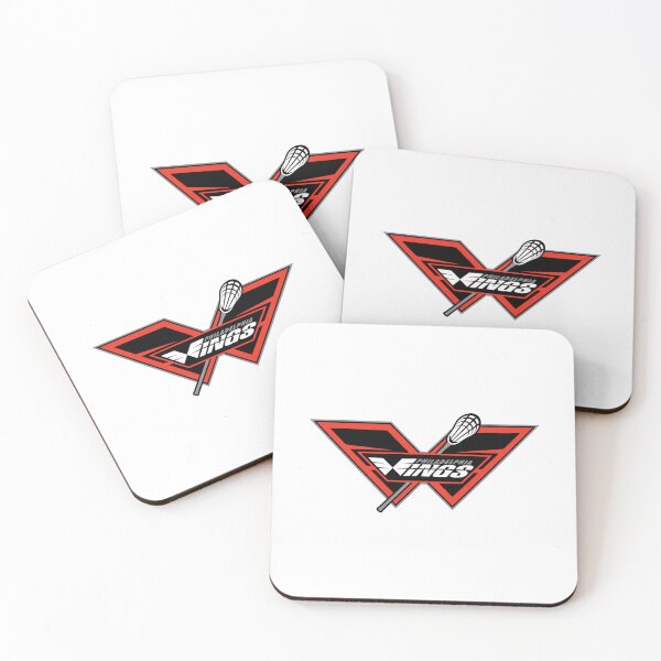 Item preview, Philadelphia Wings Lacrosse Team Red and Black Winged Logo designed and sold by qigajar.