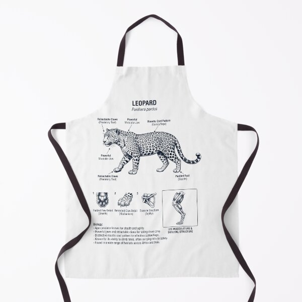 Item preview, Leopard Scientific Anatomy Biology Animal Lover designed and sold by dian-rody-crest.