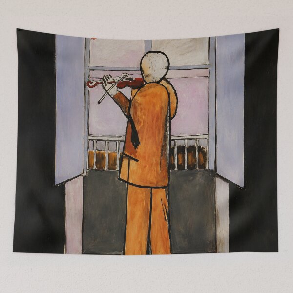 Item preview, The Violinist at the Window by Henri Matisse designed and sold by Erlin Rudho.