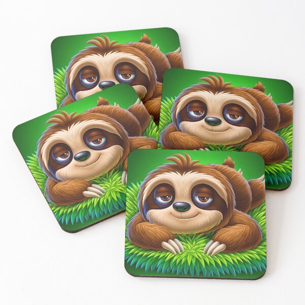 Item preview, Charming Sloth Proclaims Energy Efficiency Lifestyle designed and sold by Artessie.